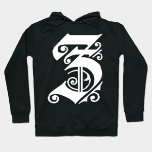 Silver Letter Z Hoodie